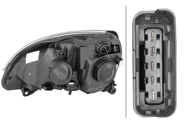 Luz direita Renault Clio II BB, CB