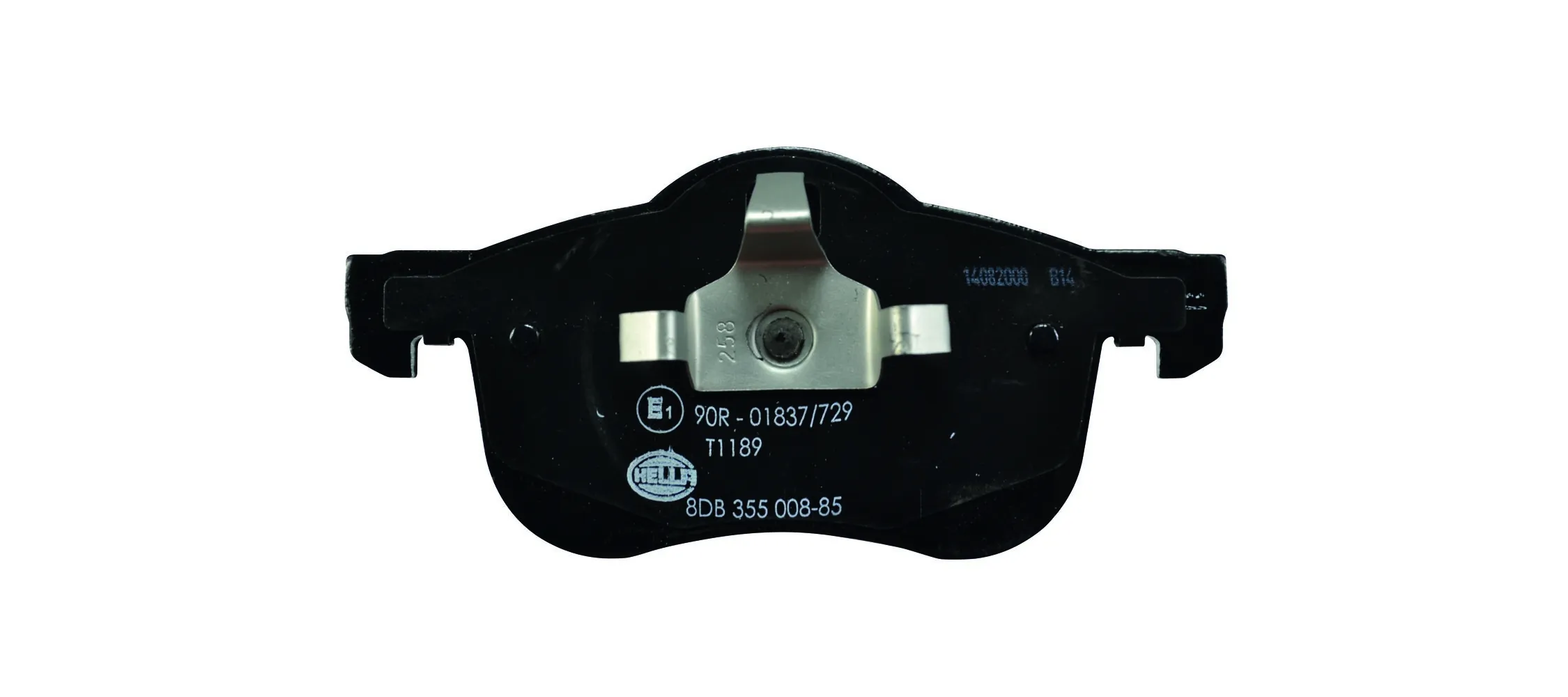 8DB355008851 HELLA Sapatas do freio dianteiras de disco