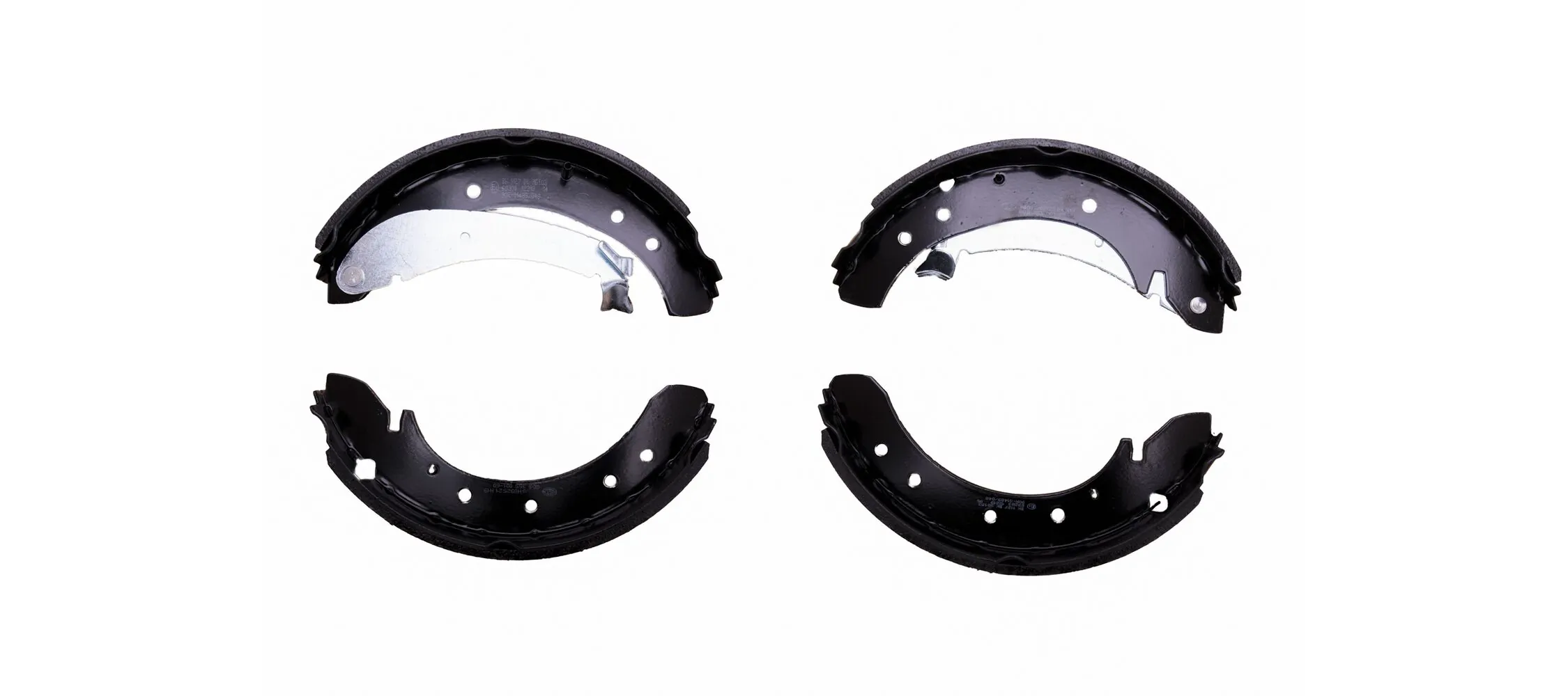 Sapatas do freio traseiras de tambor 0009945884 Fiat/Alfa/Lancia