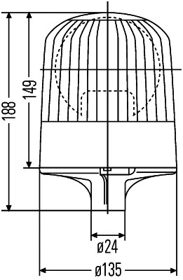 Sinal luminoso rotativo AZ44705 John Deere