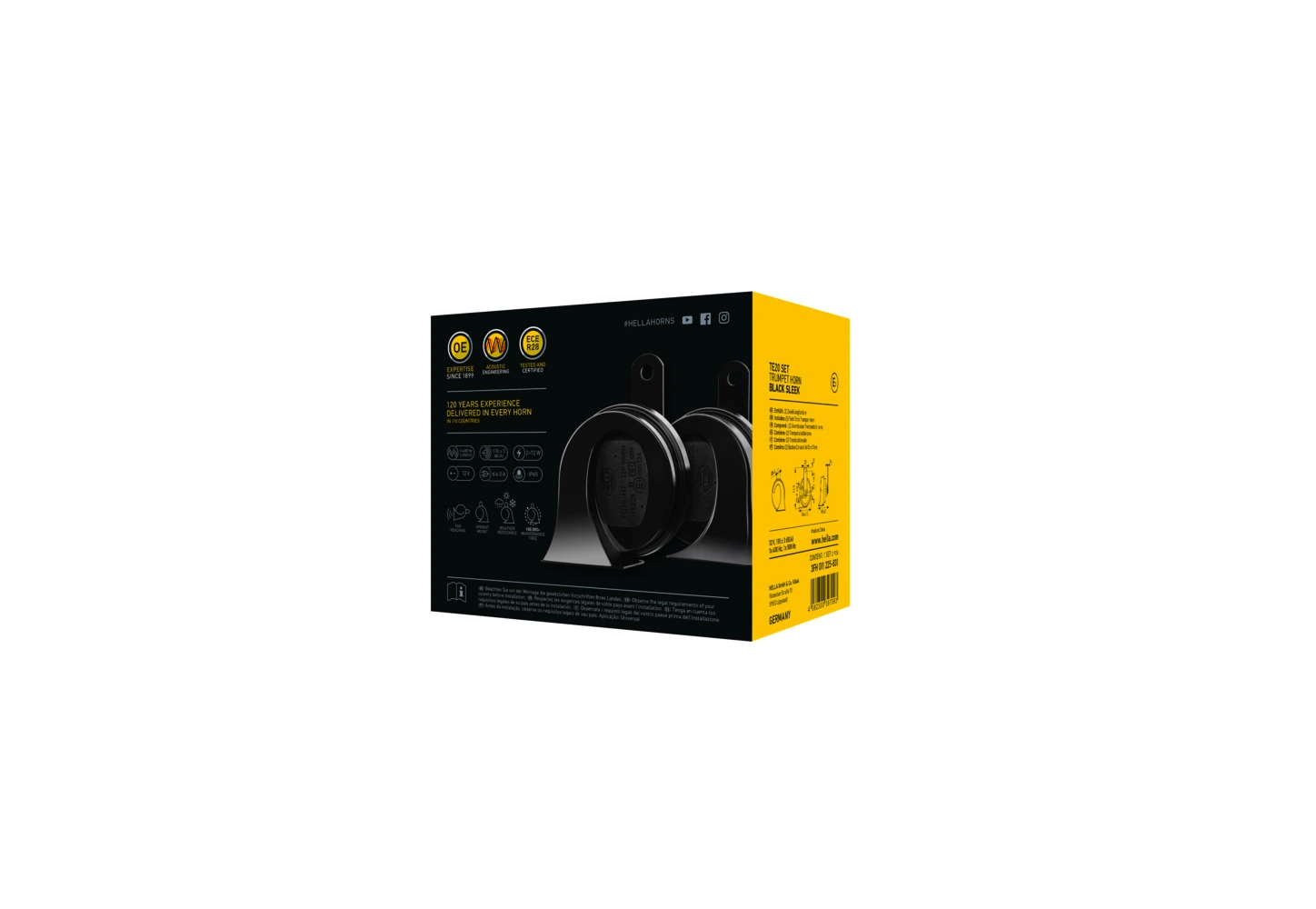 Sinal sonoro (cláxon) HELLA 3FH011225831 preço, a partir de 36,83 USD
