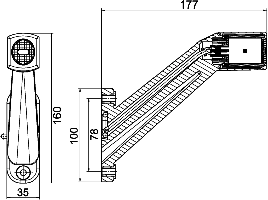 2VP340961121 HELLA Lanterna traseira direita