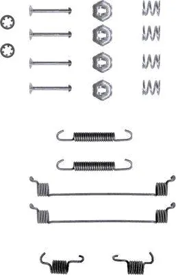 Kit de montagem das sapatas traseiras de tambor Renault 21  L48