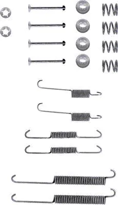  Kit de montagem das sapatas traseiras de tambor Citroen ZX hatchback (N2) (1991 - 1997) 