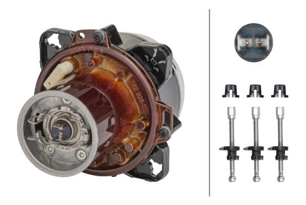1BL008193007 HELLA Lâmpada de luz interna esquerda/direita