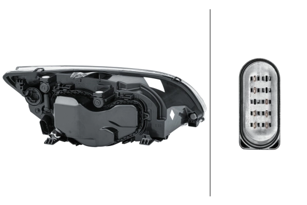 Luz esquerda Ford Focus II DA, HCP, DP