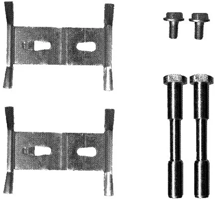Compre Kit de molas de fixação de sapatas de disco dianteiras Audi Q7 
