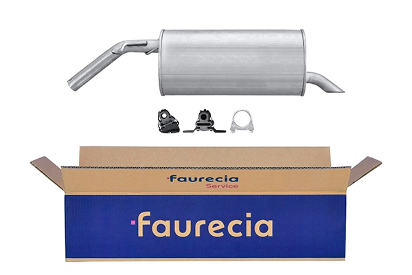 Silenciador, parte traseira para Citroen C3 2R, 2C