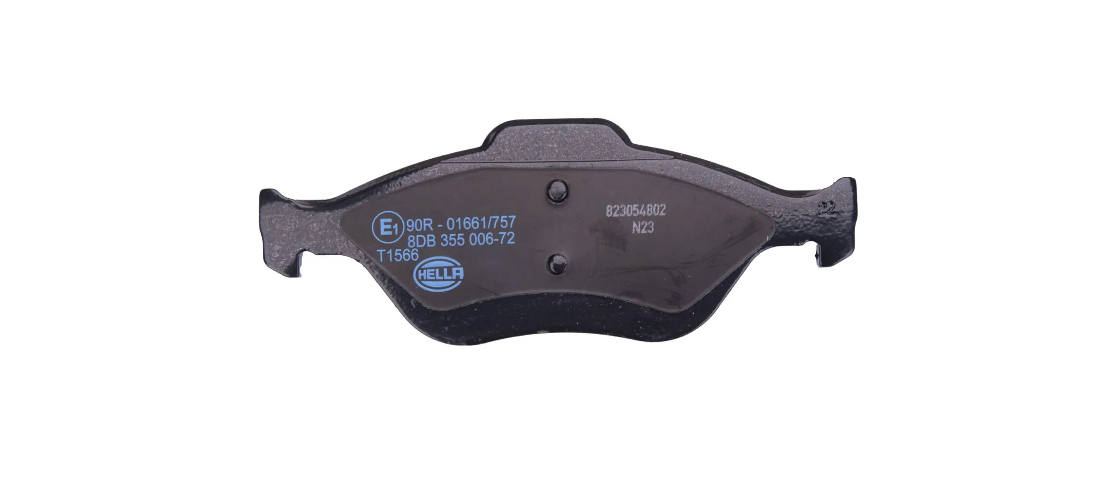 8DB355006721 HELLA Sapatas do freio dianteiras de disco