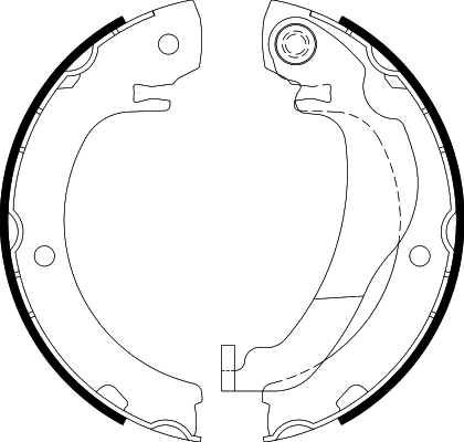 Sapatas do freio de estacionamento para Toyota Corolla VERSO R10