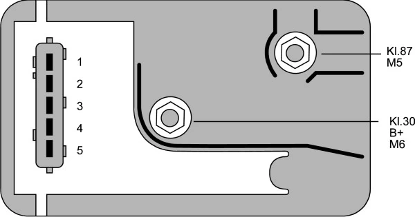 9611751080 Renault (RVI) Relê das velas de incandescência