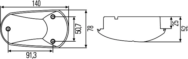 2BM008355007 HELLA Posição (pisca-pisca)