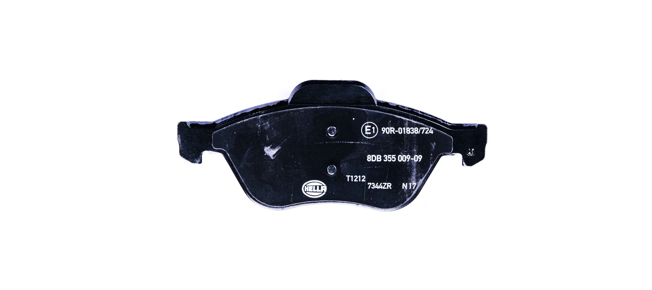 8DB355009091 HELLA Sapatas do freio dianteiras de disco