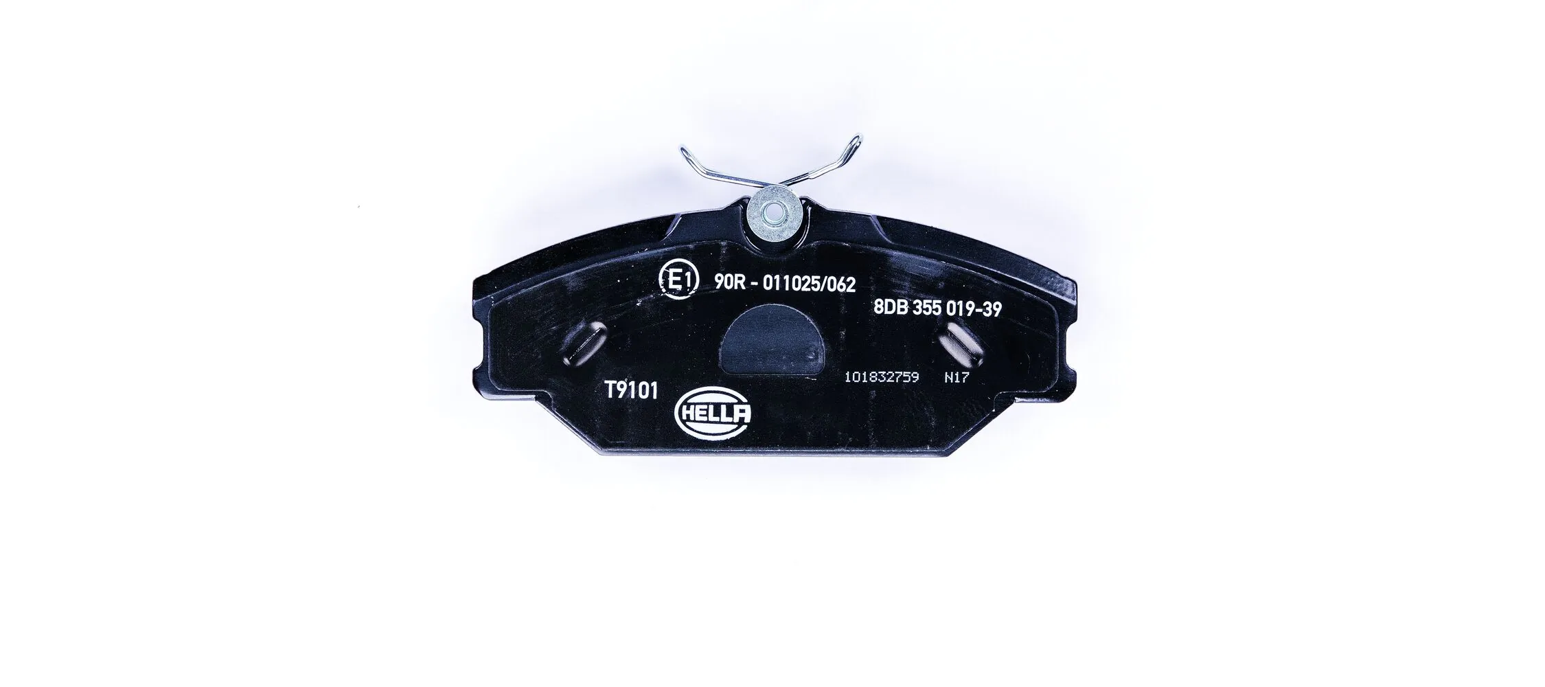 8DB355019391 HELLA Sapatas do freio dianteiras de disco