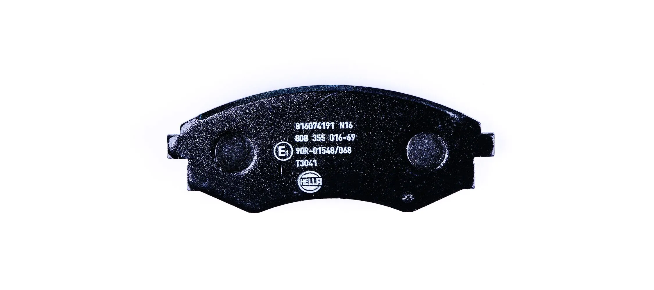 8DB355016691 HELLA Sapatas do freio dianteiras de disco