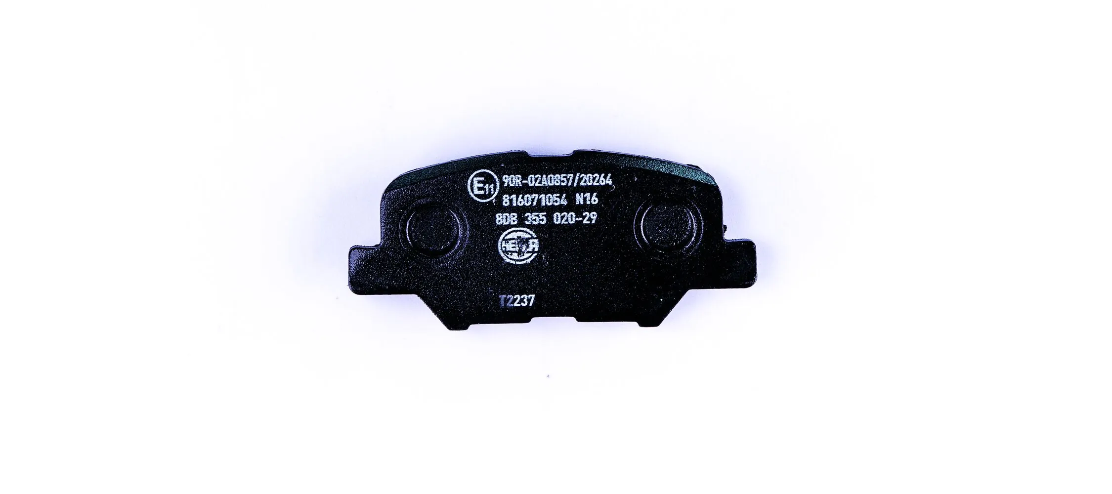 8DB355020291 HELLA Sapatas do freio traseiras de disco