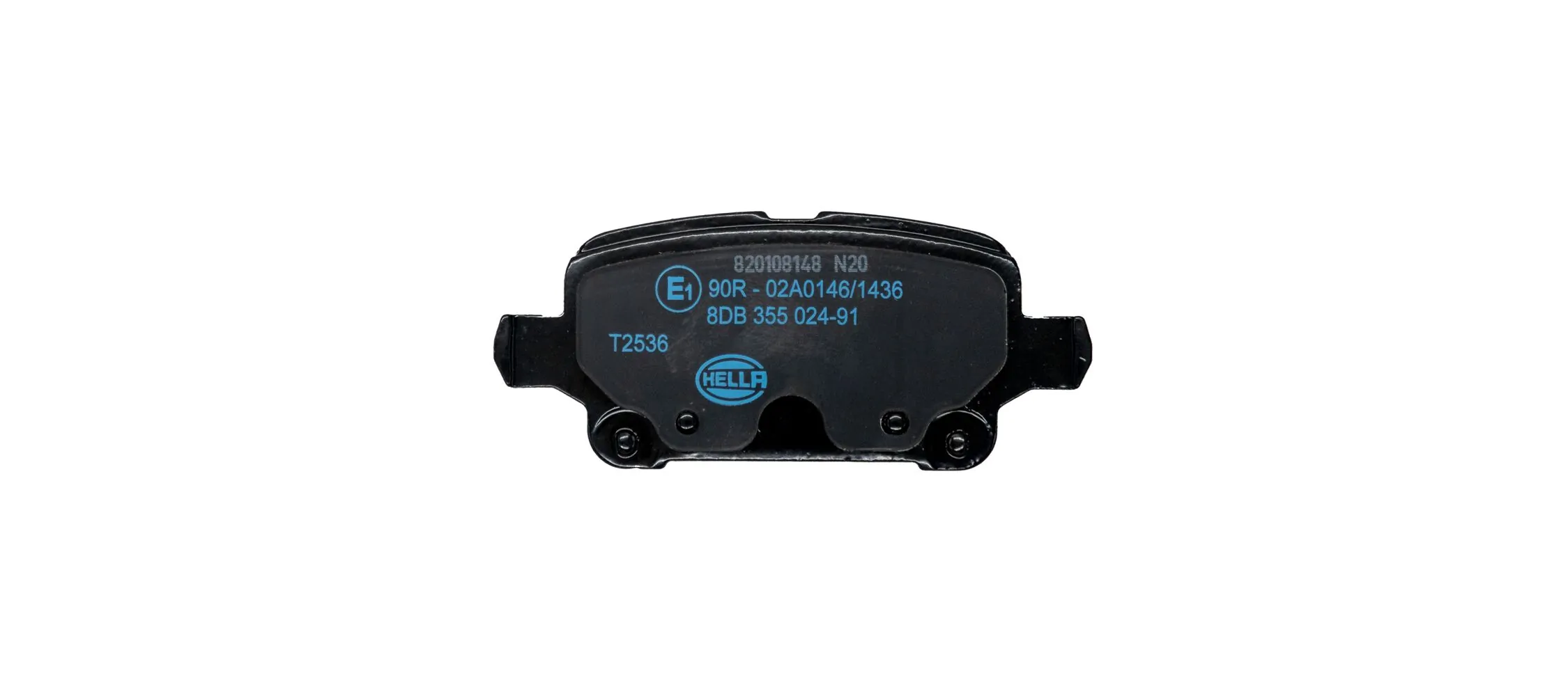 8DB355024911 HELLA Sapatas do freio traseiras de disco
