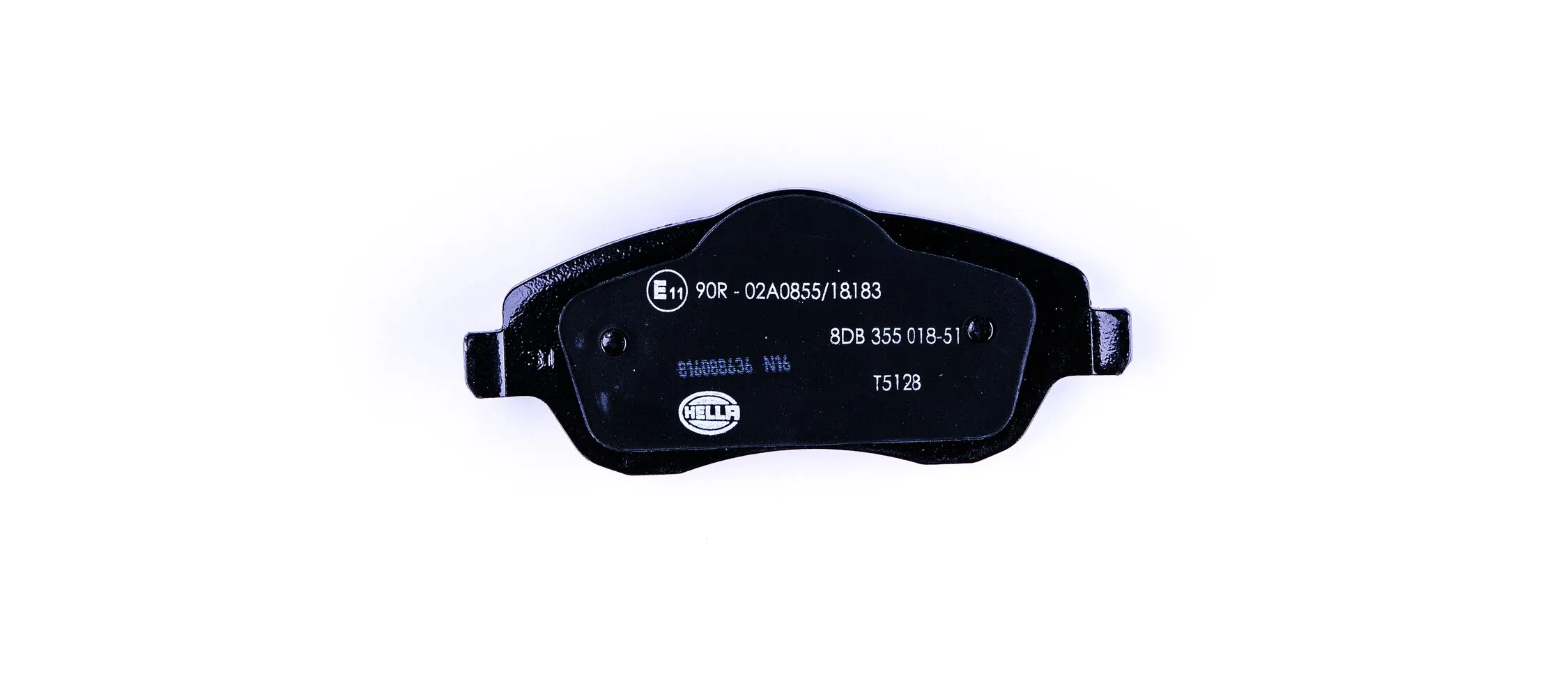 8DB355018511 HELLA Sapatas do freio dianteiras de disco