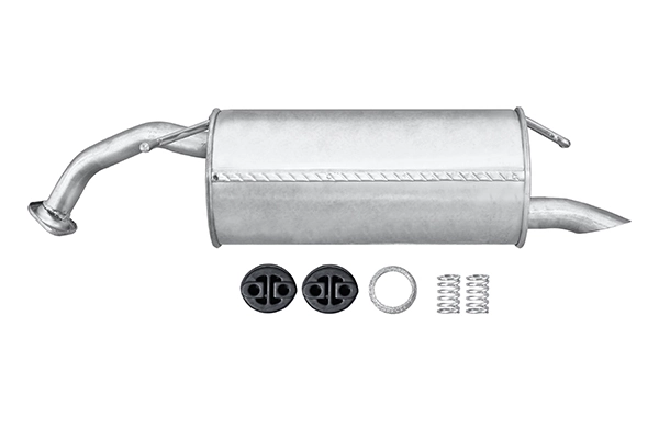 Silenciador, parte traseira para Toyota Yaris P10
