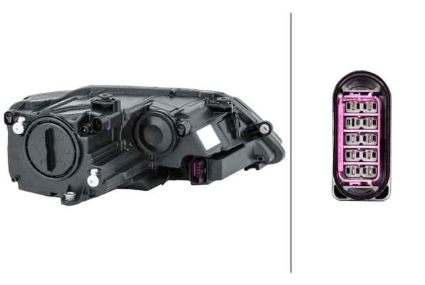Luz esquerda para Volkswagen Jetta VI 162, 163, AV3, AV2, AY2, AY3