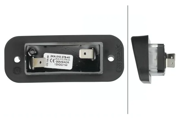 Compre 2KA010278411 HELLA Lanterna da luz de fundo de matrícula traseira