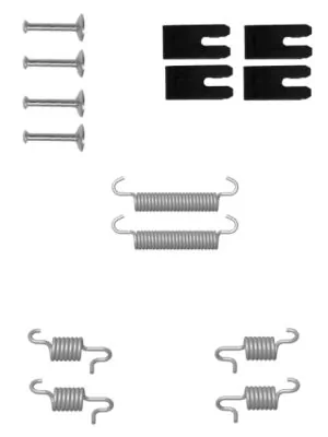 Kit de montagem das sapatas traseiras de tambor 0440850000 Toyota