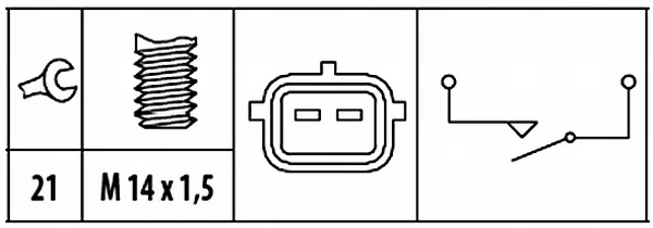 Sensor de ativação das luzes de marcha à ré 3761076G10 Subaru