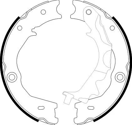 Sapatas do freio de estacionamento KIA Carnival 3 UVP