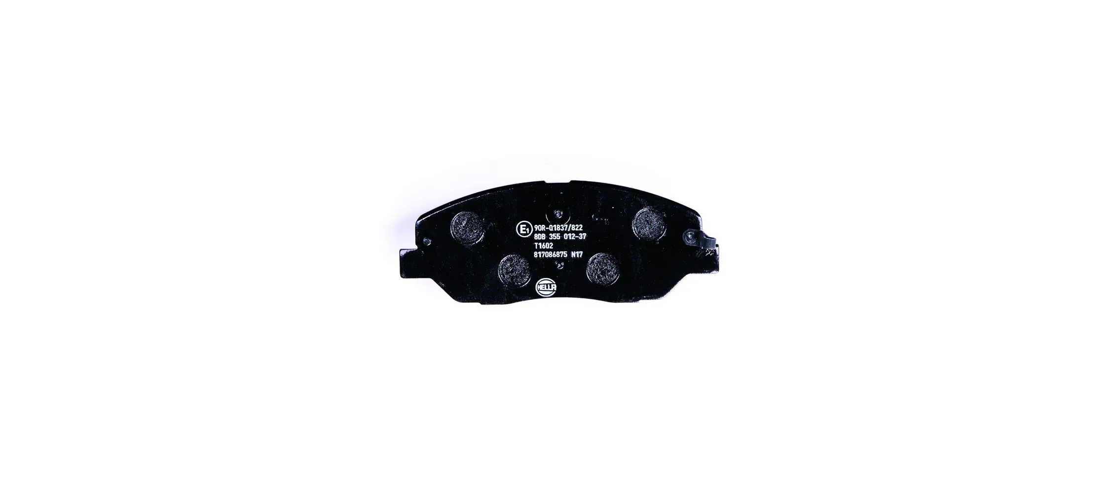 8DB355012371 HELLA Sapatas do freio dianteiras de disco