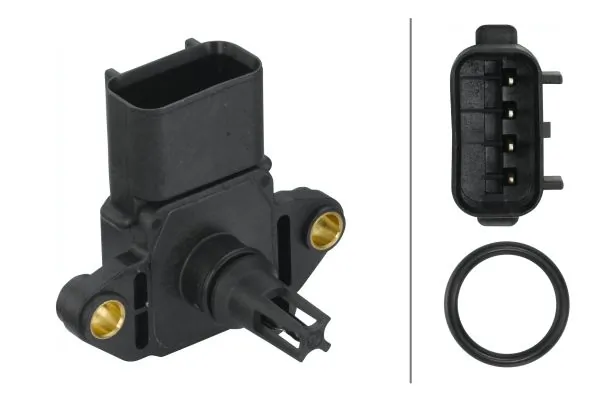 6PP009400381 HELLA Sensor de pressão de supercompressão