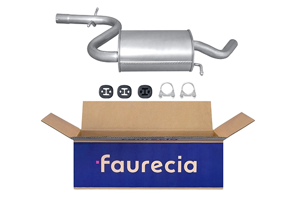 BS233811 Bosal Silenciador, parte traseira