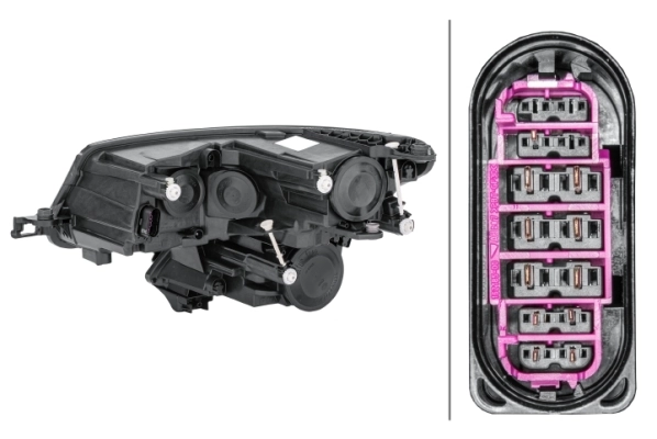 Luz direita para Skoda Kodiaq I NS6, NS7, NV7