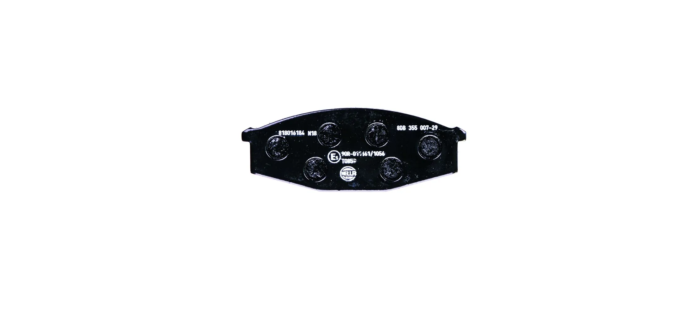 8DB355007291 HELLA Sapatas do freio dianteiras de disco
