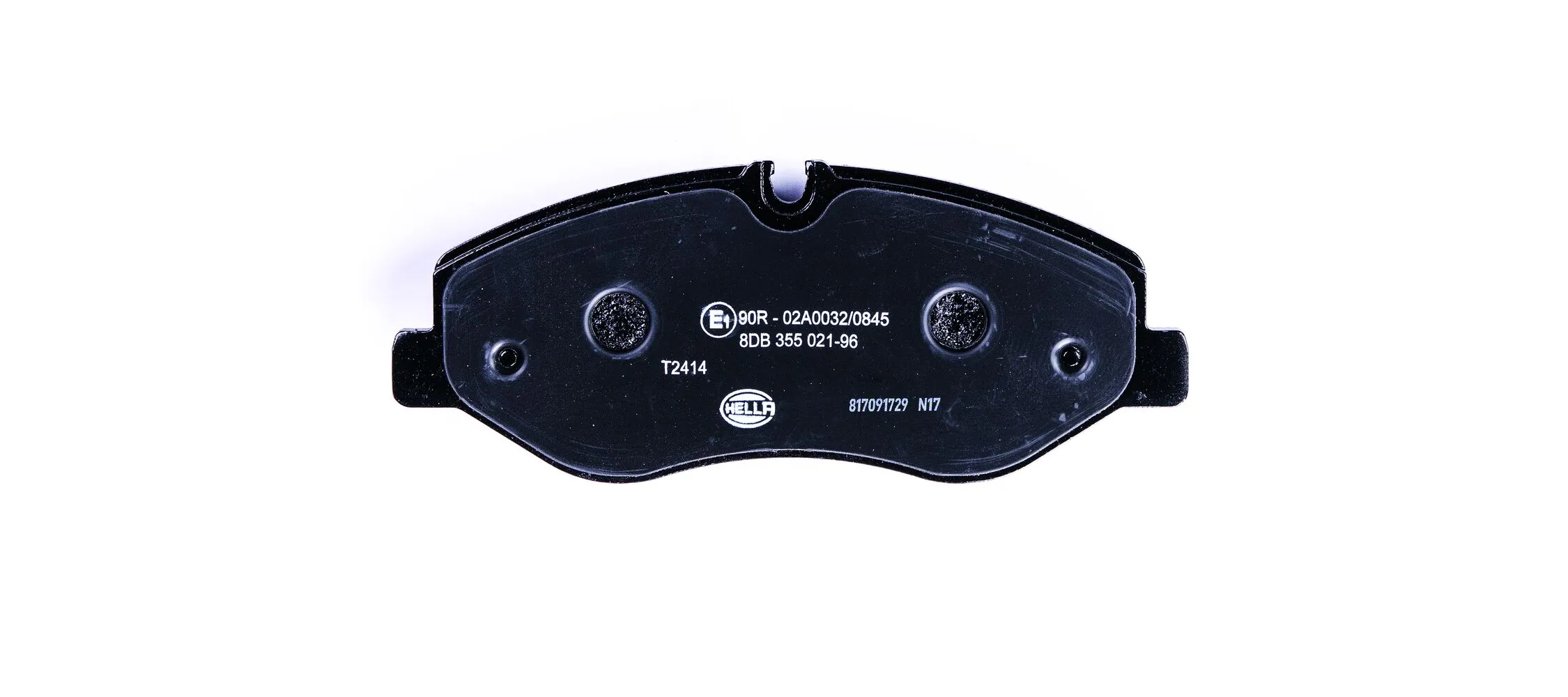 8DB355021961 HELLA Sapatas do freio dianteiras de disco
