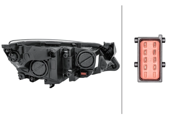 Luz esquerda Opel Astra J 
