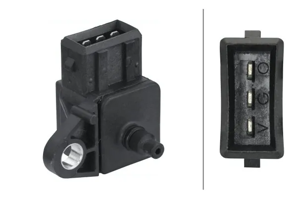 6PP009400321 HELLA Sensor de pressão no coletor de admissão, MAP