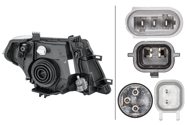 Luz esquerda Nissan Navara NP300 III D40