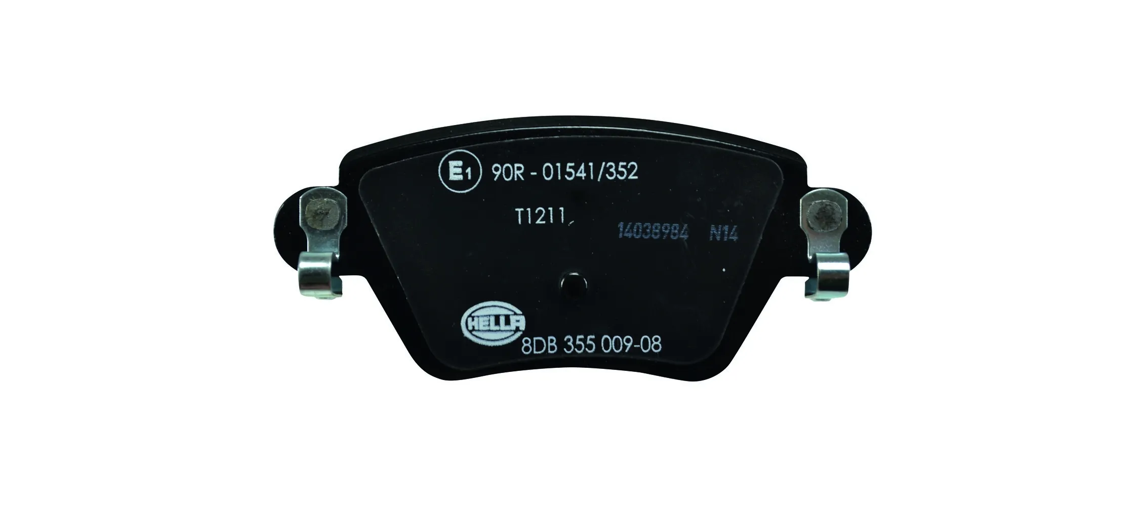 8DB355009081 HELLA Sapatas do freio traseiras de disco