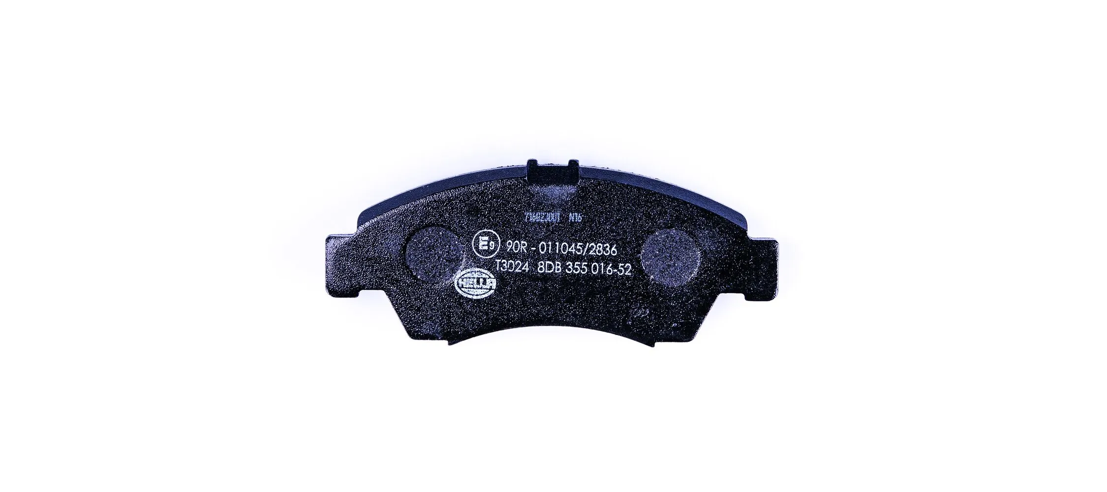 8DB355016521 HELLA Sapatas do freio dianteiras de disco