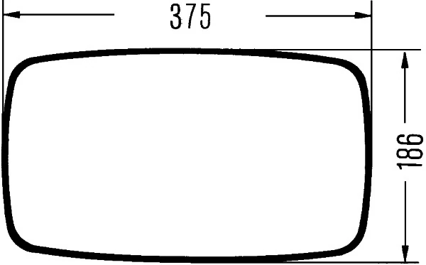 99LU12E Polcar Espelho de retrovisão