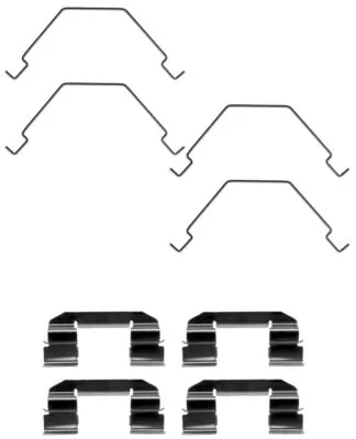 Kit de molas de fixação de sapatas de disco dianteiras para Mazda 626 GF