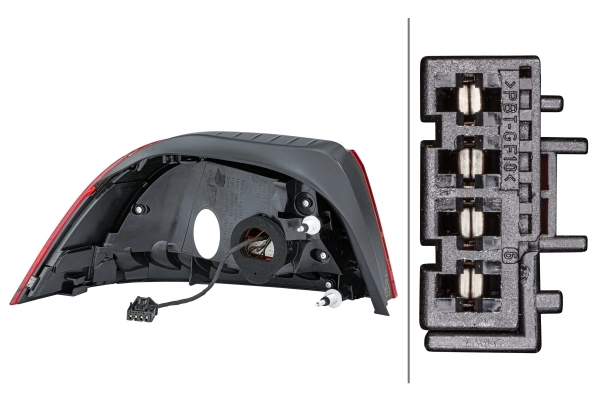 2SD010697121 HELLA Lanterna traseira direita externa