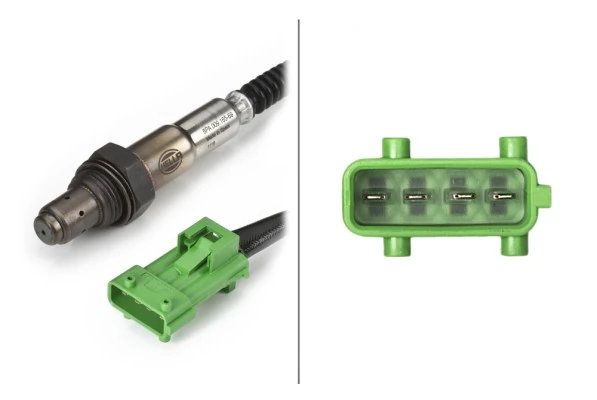 Sonda lambda, sensor esquerdo de oxigênio até o catalisador 378 NGK