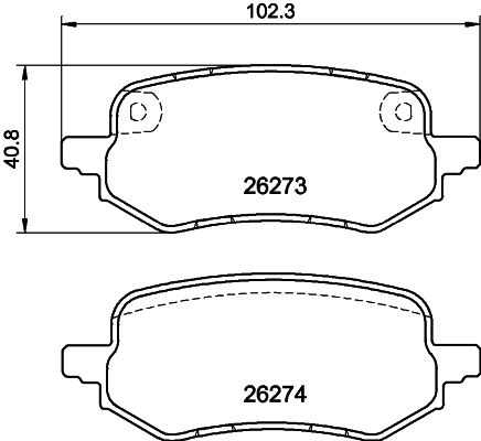 Sapatas do freio traseiras de disco Ford Puma preço, a partir de 17,94 USD