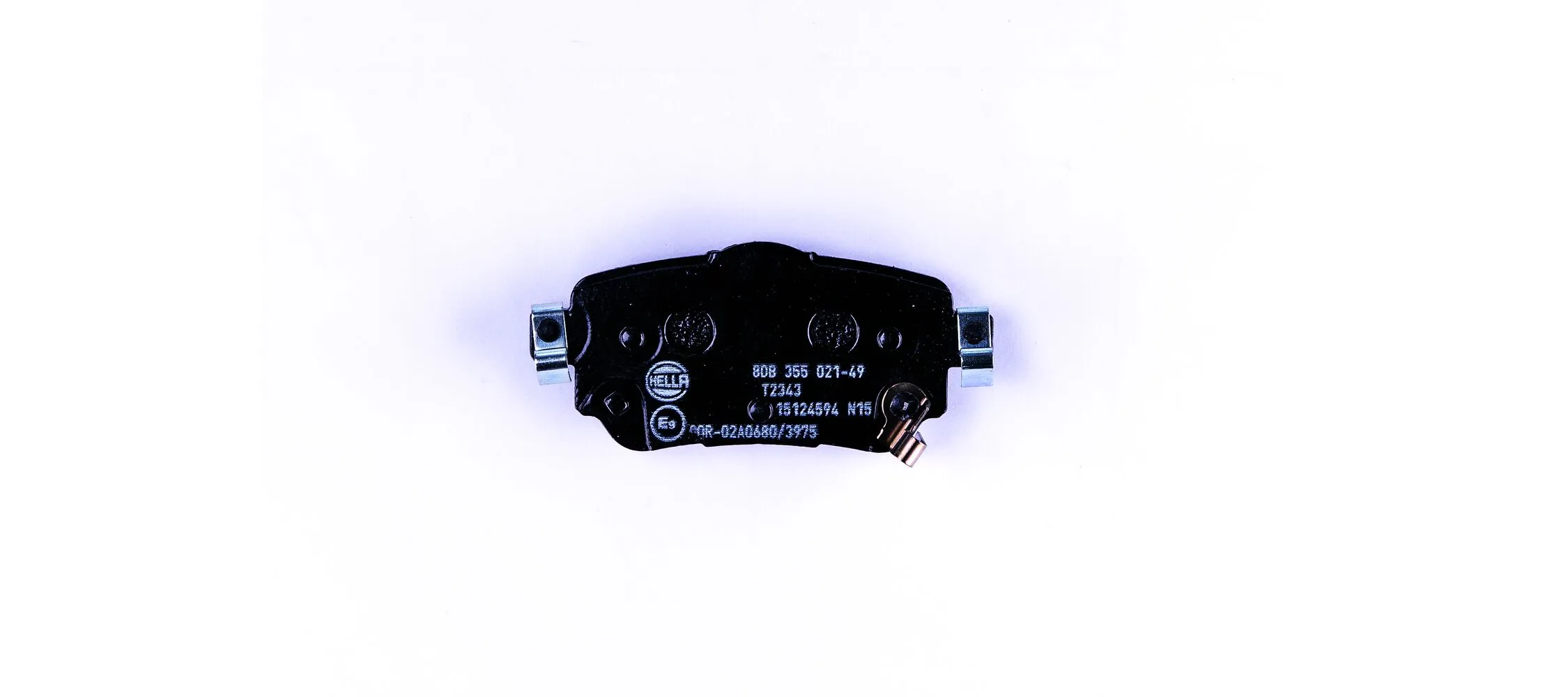 8DB355021491 HELLA Sapatas do freio traseiras de disco