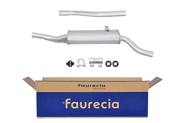 Silenciador, parte traseira para Volkswagen Polo 86C