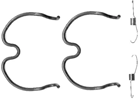 Kit de reparação dos freios traseiros General Motors 9214428
