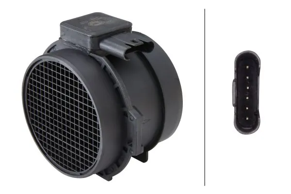8ET009142661 HELLA Sensor de fluxo (consumo) de ar, medidor de consumo M.A.F. - (Mass Airflow)