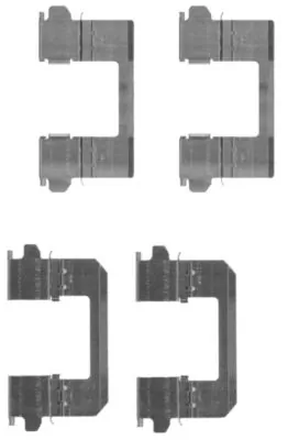 Compre Kit de molas de fixação de sapatas de disco dianteiras Nissan X-Trail 