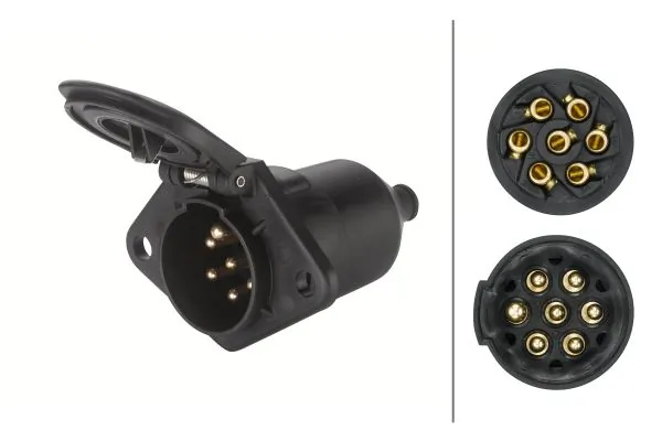8JB008085001 HELLA Tomada elétrica de reboque